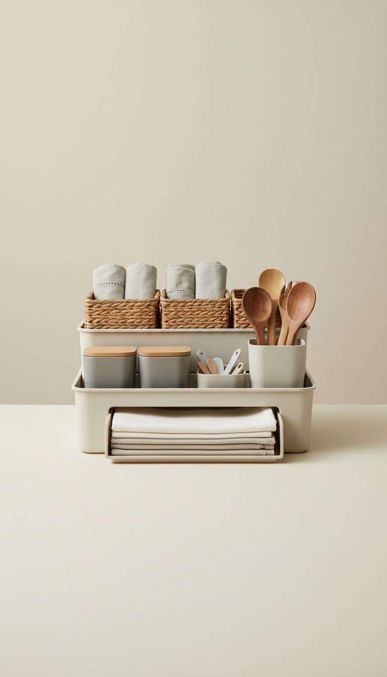 Modular Pantry Bin Organizer With Handles
