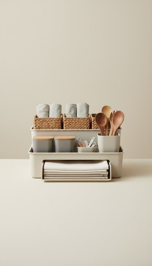 Modular Pantry Bin Organizer With Handles